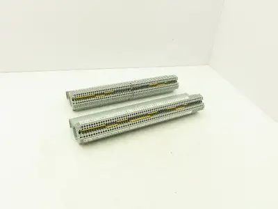 Allen Bradley 1492-J4 Terminal Block With 2 DIN Rails 600V Lot of 119