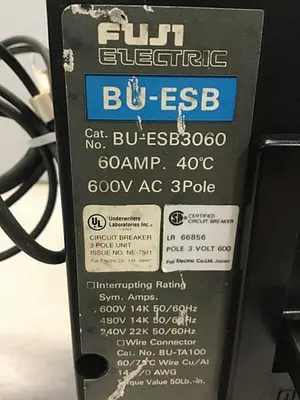 USED FUJI ELECTRIC BU-ESB3060