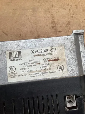 USED TB WOODS E-TRAC XFC2000-5B