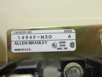 USED ALLEN BRADLEY 1494F-N30 SER A