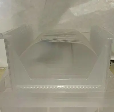 150mm NEW Polished Silicon Wafer 2000 ANGSTROM OXIDE CODING  WITH WAFER CARRIER