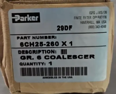 Parker 6CH25-260X1 Pneumatic Filter Element (BIN352)
