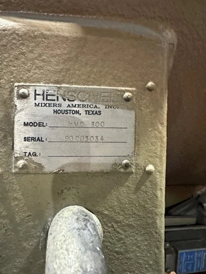 HENSCHEL HVD300 300 LITER PLOUGH MIXER - 40HP