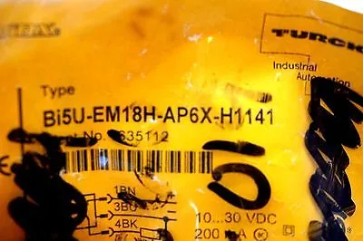 NEW TURCK BI5U-EM18H-AP6X-H1141 PROXIMITY SWITCH BI5UEM18HAP6XH1141