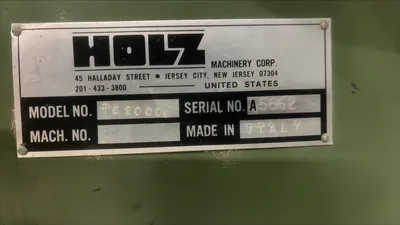 Used _UNKNOWN_ HOLZ TC2000 Woodworking Shapers Pennsylvania US | AW Machinery, LLC. #1553957