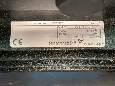 Used GRUNDFOS MTC260/3 AWAAQQV Pumps Ohio US | HGR 24 #1319761