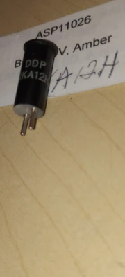 LOT OF  20  AMBER BULB 12V, 2 LEGS DDP NKA12H