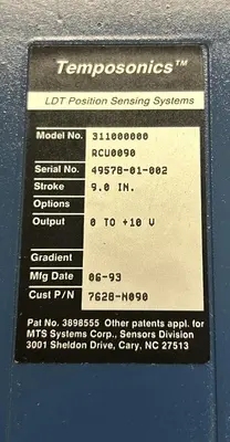 New | in-Stock TEMPOSONICS 311000000-RCU0090 Transducers Ohio US | Surplus Asset Holdings #1236044