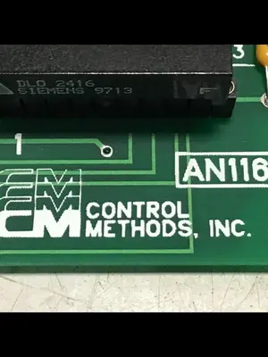 USED CONTROL METHODS AN116