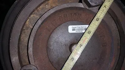 Swivel base Bridgeport mill vise mount 6-1/2 swb USA made (100306)