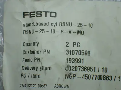 NEW FESTO DSNU2510PAMQ