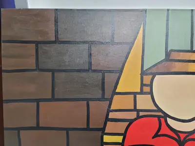 New | in-Stock FalconRestaurantSupply New Walmiru Original Faceless Painting on Canvas - Couple on Steps 36" x 60" Estate & Personal Property Illinois US | Falcon Restaurant Supply #1376734