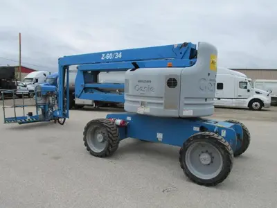 Used 2014 GENIE Z 60 34 Manlifts Manitoba CA | Conquest Truck & Auto Sales #1418277