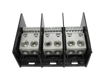 NEW BOX OF 2 MERSEN MPDB69113 POWER DISTRIBUTION BLOCKS