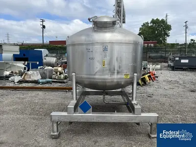 USED Cherry-Burrell 650 Gal Cherry Burrell Receiver Tank, 316 S/S, 20#