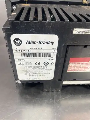 Allen Bradley 2711-K5A5 Ser H Rev D FRN 4.46 (BIN3.3.3)