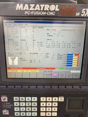 USED 2002 MAZAK Variaxis 500-5X