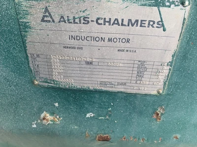 Allis-Chalmers 250 hp, 3600 rpm, electric Motor