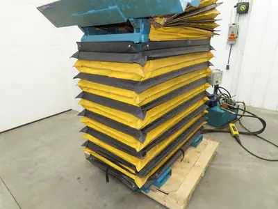Advance Hydraulic Scissor Lift and Tilt Table 3500lb 48x48" 45° 36" Travel 120V