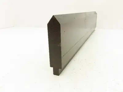 Press Brake Punch Die 22-7/16" Long 80° V 1" W 3-7/8" H 1/2" Tang
