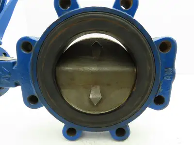 Keystone AR2 805 Lug Butterfly Valve 6" w/Handle CF8M Disc 175 PSI