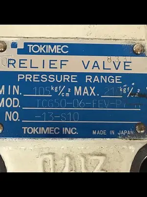 USED TOKIMEC TCG50-06-FEV-P7-H-13-S10