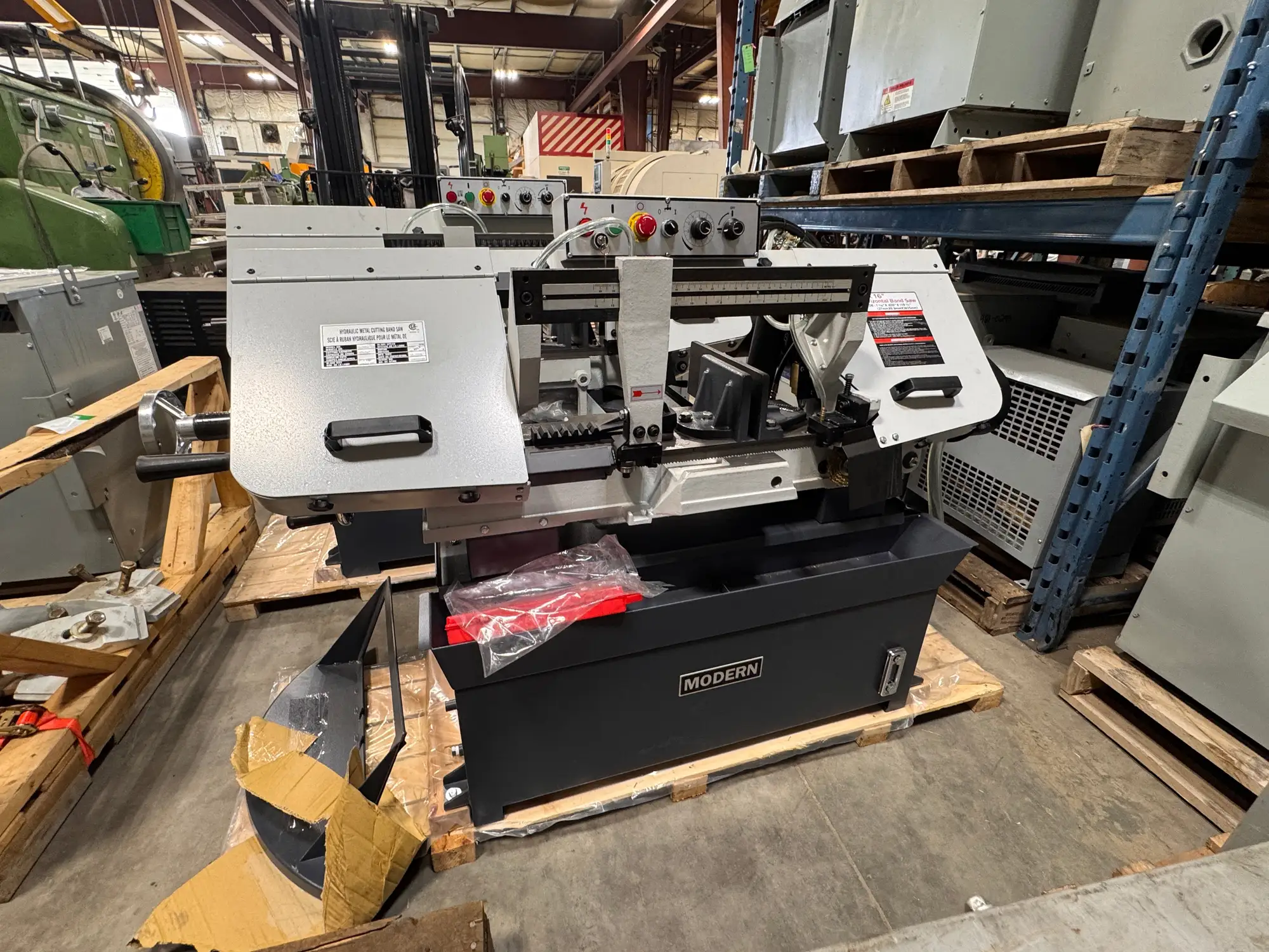 Modern UE-916A Horizontal Band Saw – Semi-Automatic