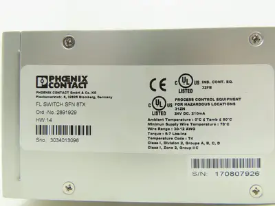 Used PHOENIX _UNKNOWN_ PLC Ethernet Equipment Indiana US | Arrow Industrial #1567173