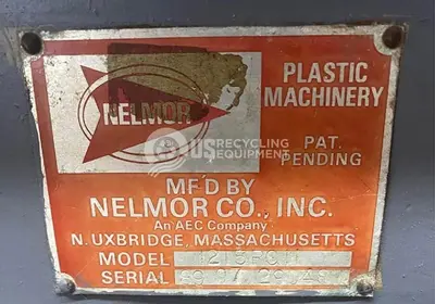 USED NELMOR 1215PC11 25HP GRANULATOR