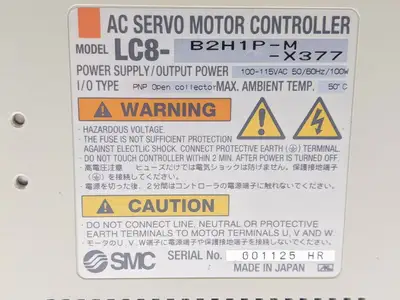 Used SMC AC SERVO MOTOR CONTROLLER Motor Controllers | Maverick Industrial Sales #1107129