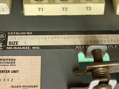 Used ALLEN BRADLEY 2106B-BDB-1-4RR-6X-24R-79U-901 H Starters | Surplus Asset Holdings #1204937