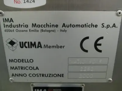 Ima Matic 90f Capsule Filler