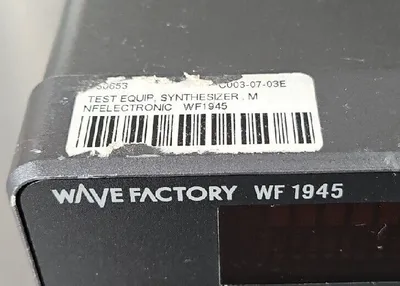 WAVE FACTORY WF 1945 Multifunction Synthesizer Loc 1D