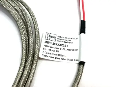 USED KOBOLD SCREW-IN AND INSERTION RESISTANCE THERMOMETER