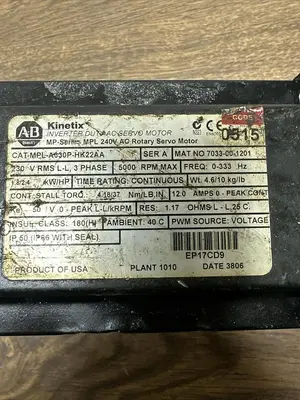 Used KINETICS MPL-A330PHK22AA Industrial Controls | Surplus Asset Holdings #1220998