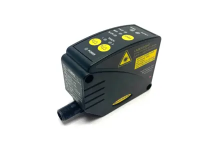USED BANNER ENGINEERING L-GAGE LASER DIFFUSE TIME-OF-FLIGHT SENSOR 300MM TO 5M