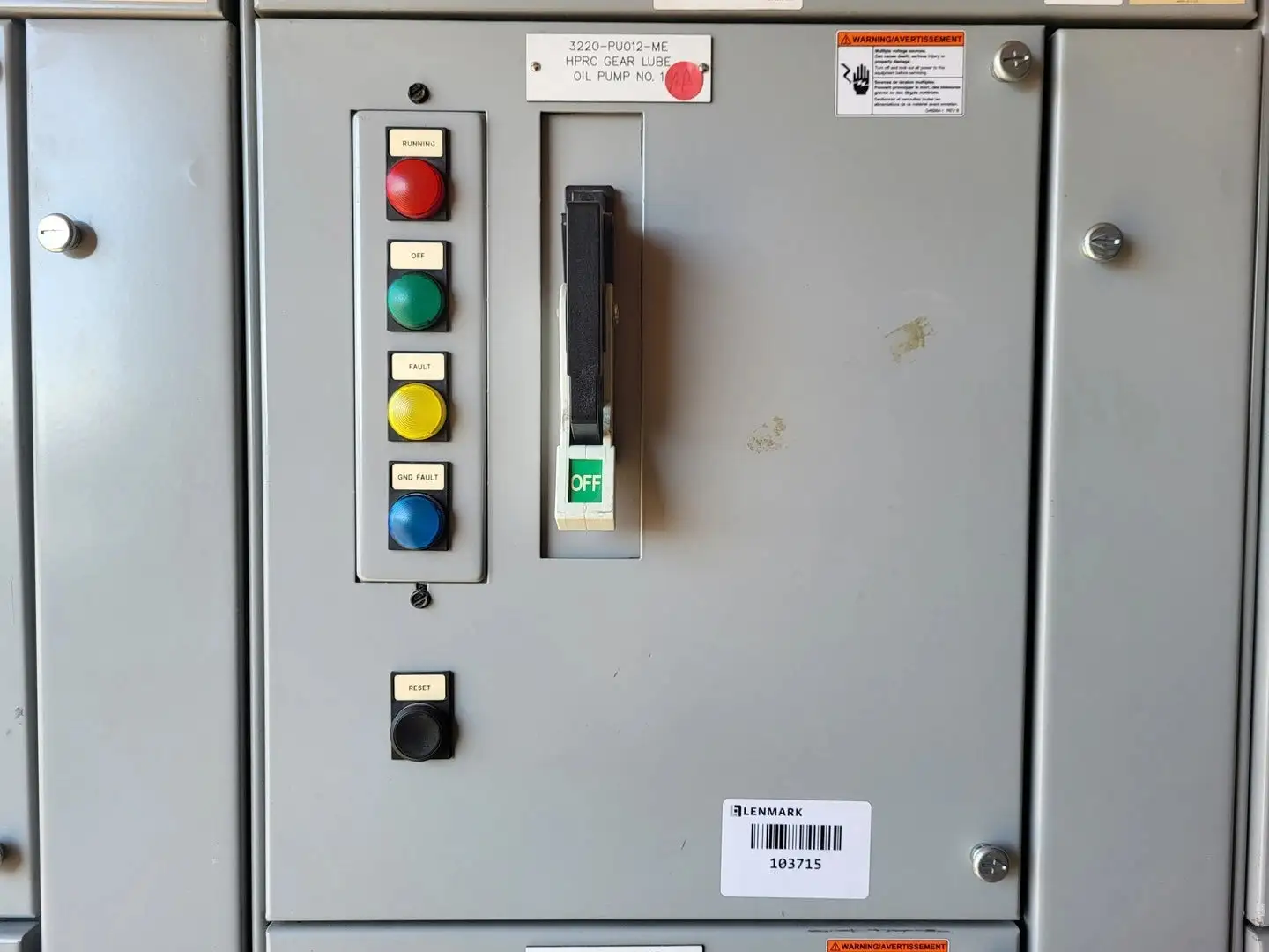 Full Voltage Non-Reversing MCC Bucket Size 2
