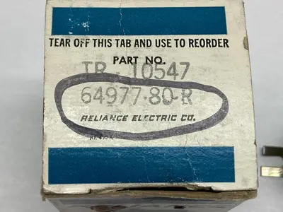 New | in-Stock RELIANCE ELECTRIC 64977-80-R Miscellaneous Equipment (Electrical & Power) | Surplus Asset Holdings #1198087