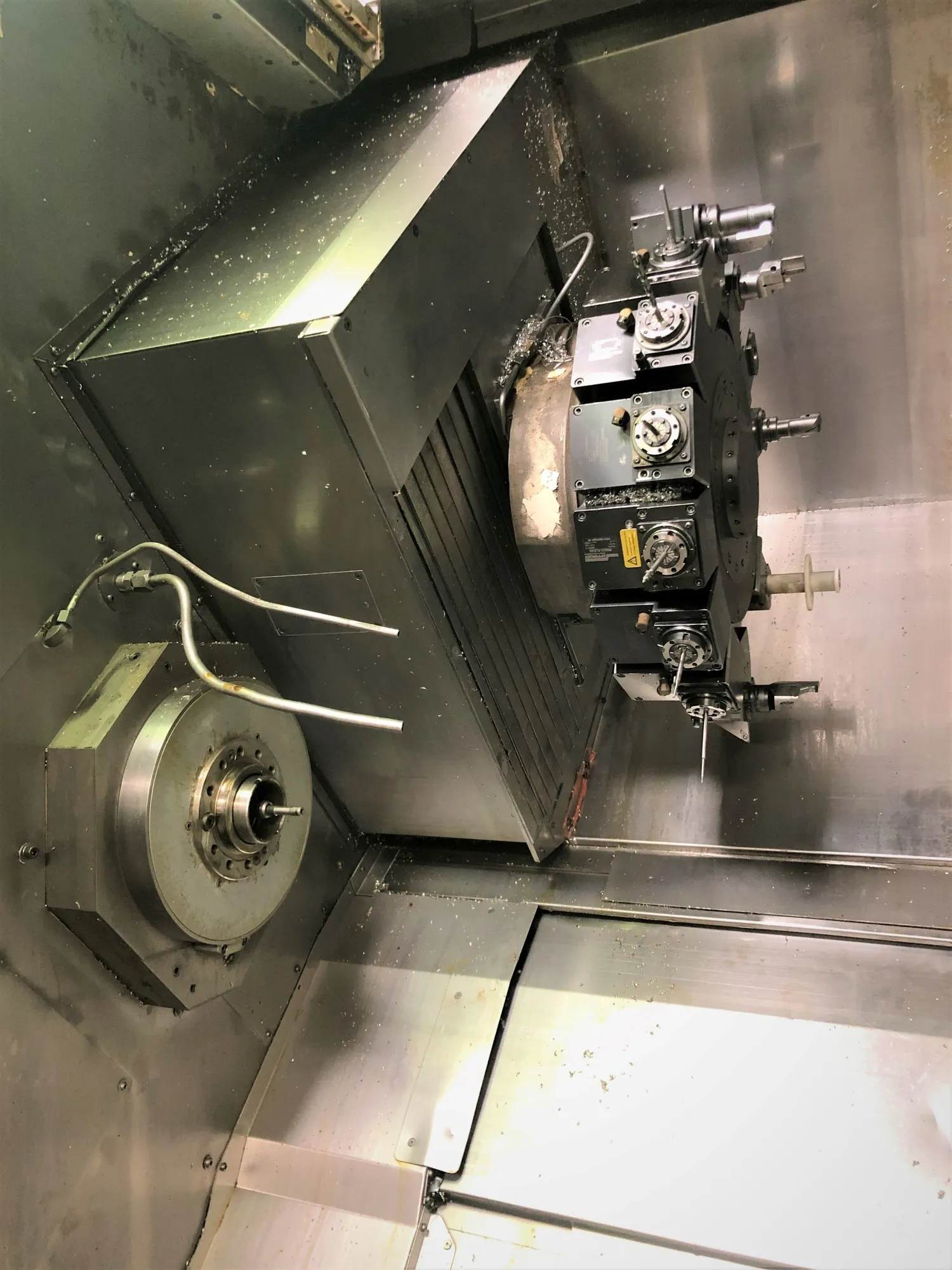 Used 2013 OKUMA LU3000-EX-2ST-MY CNC LATHES MULTI AXIS 210177