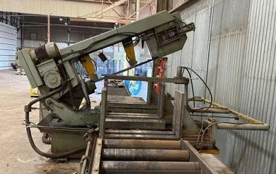 18" X 27" HYDMECH MODEL #S25-A HORIZONTAL SWIVEL MITER AUTOMATIC BAND SAW: YOBRO #25047