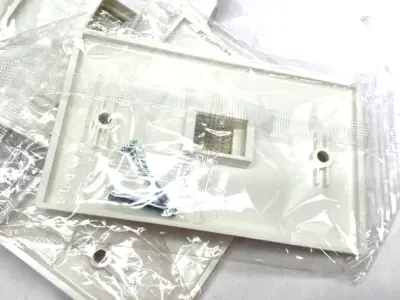 NEW MONOPRICE 1-GANG WALL PLATE FOR KEYSTONE, 1-PORT WPK-1