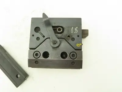 Amada 902000 Brake Press Tool Die Holder Clamp With Two Holders 1/2" Tang