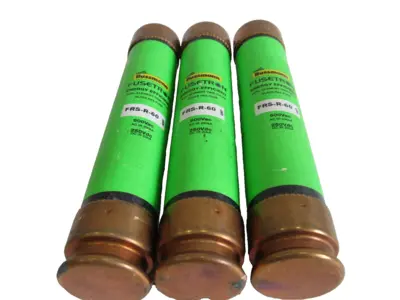 NEW LOT OF 3 BUSSMANN FRS-R-60 FUSES 600V FRSR60