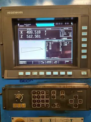USED PBR T450SNC Ø 900 X 5000 MM CNC