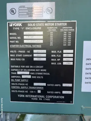 Used YORK MILLENNIUM Chillers Illinois US | Aaron Equipment #1269466