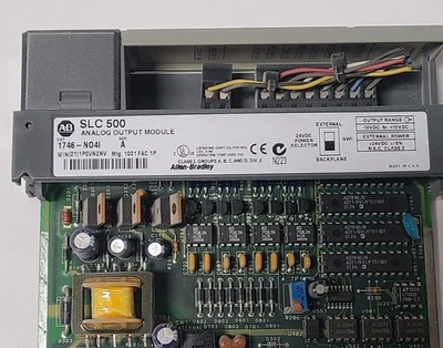 Allen Bradley SLC 500 Analog Output Module 1746-NO4I Ser A