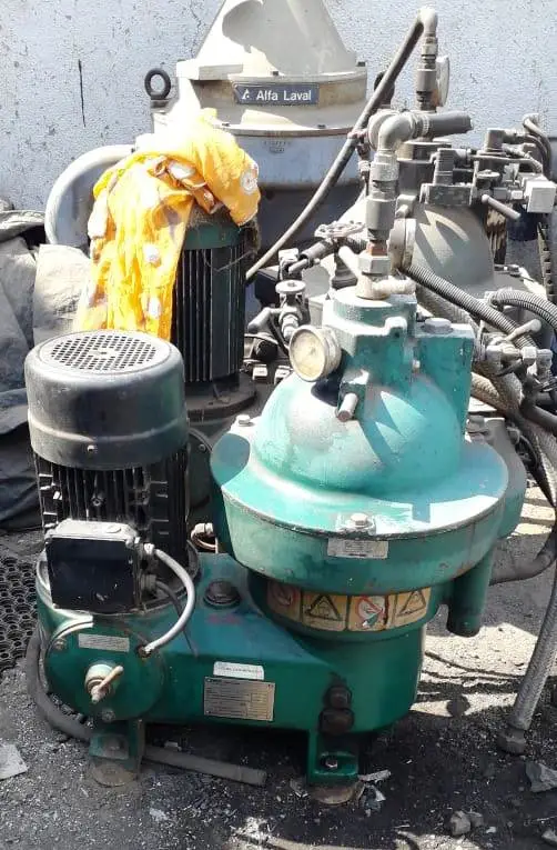 Westfalia OSD 6-91-067/4 fuel oil purifier, SS.