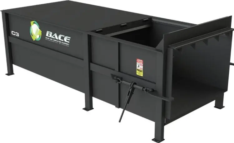 New | in-Stock 2026 BACE C3 STATIONARY COMPACTOR Trash Compactors South Carolina US | Black River Trading #1059774