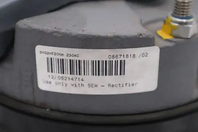SEW BMG2HF20NM/ BMG2 HF 20NM WB 230 08671818 Break - NEVER USED SURPLUS H916