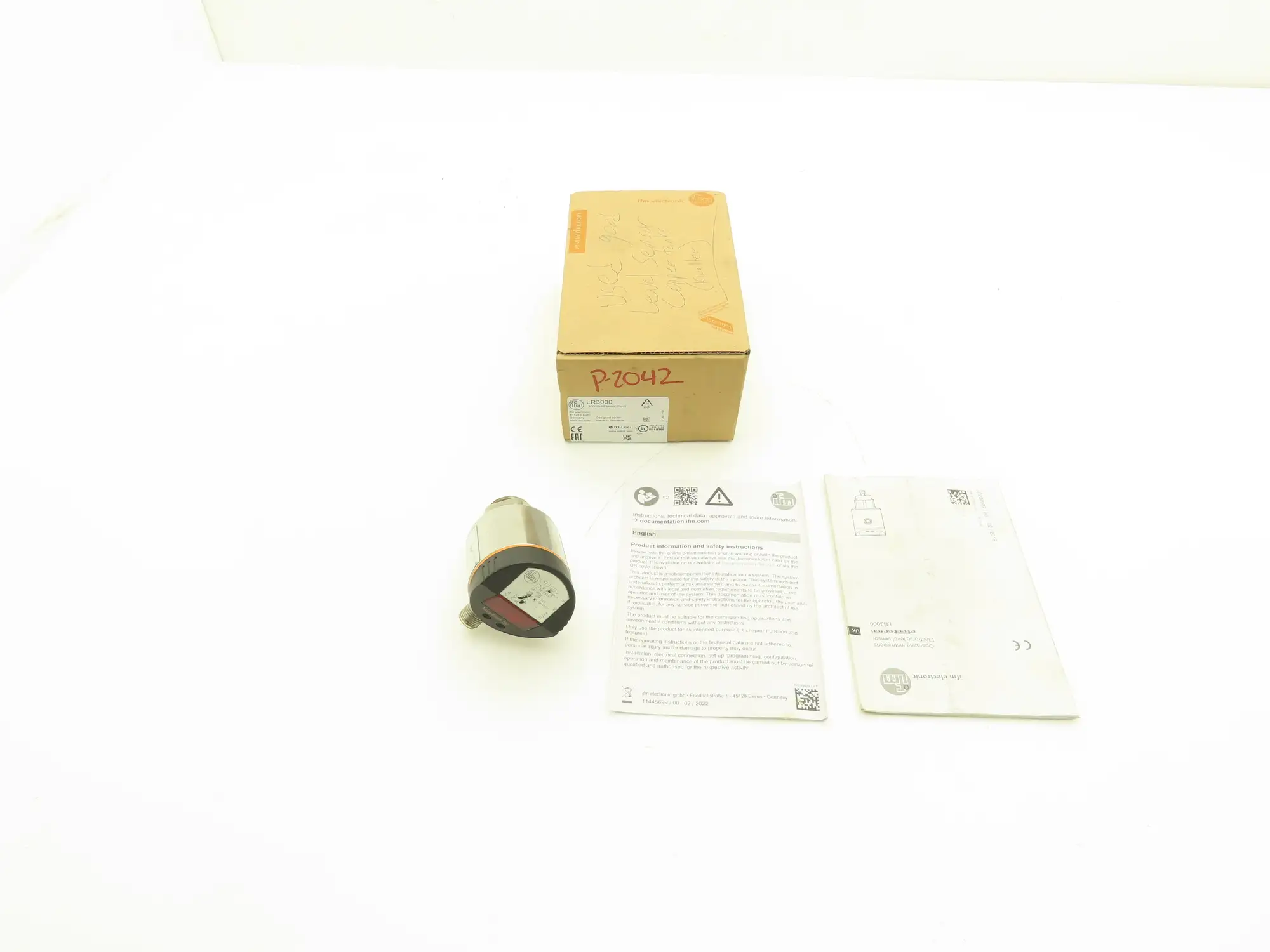 IFM Electronic LR3000 Level Sensor